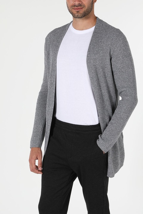 COLIN'S, Жилетка с джобове встрани, Сив, S