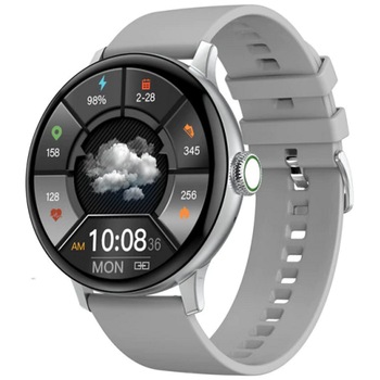 Ceas SmartWatch idealSTORE, eXtremePRO™ Collection, Ecran 1,3 inch 3D High-Definition Full Touch, Android/IOS, Monitorizare ritm cardiac, Somn, Perioada Menstruala, Calorii arse, EKG, IP68, Notificari Apeluri, Mesaje, WhatsAPP, Culoare Silver Ceas SmartWatch idealSTORE, eXtremePRO™ Collection, Ecran 1,3 inch 3D High-Definition Full Touch, Android/IOS, Monitorizare ritm cardiac, Somn, Perioada Menstruala, Calorii arse, EKG, IP68, Notificari Apeluri, Mesaje, WhatsAPP, Culoare Silver