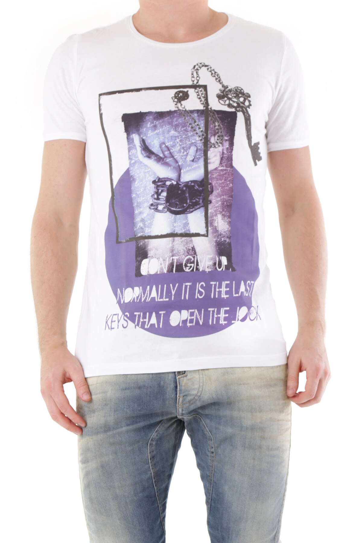 Tricou Barbati, 525, 9708341, Logo, Mov, Mov, S