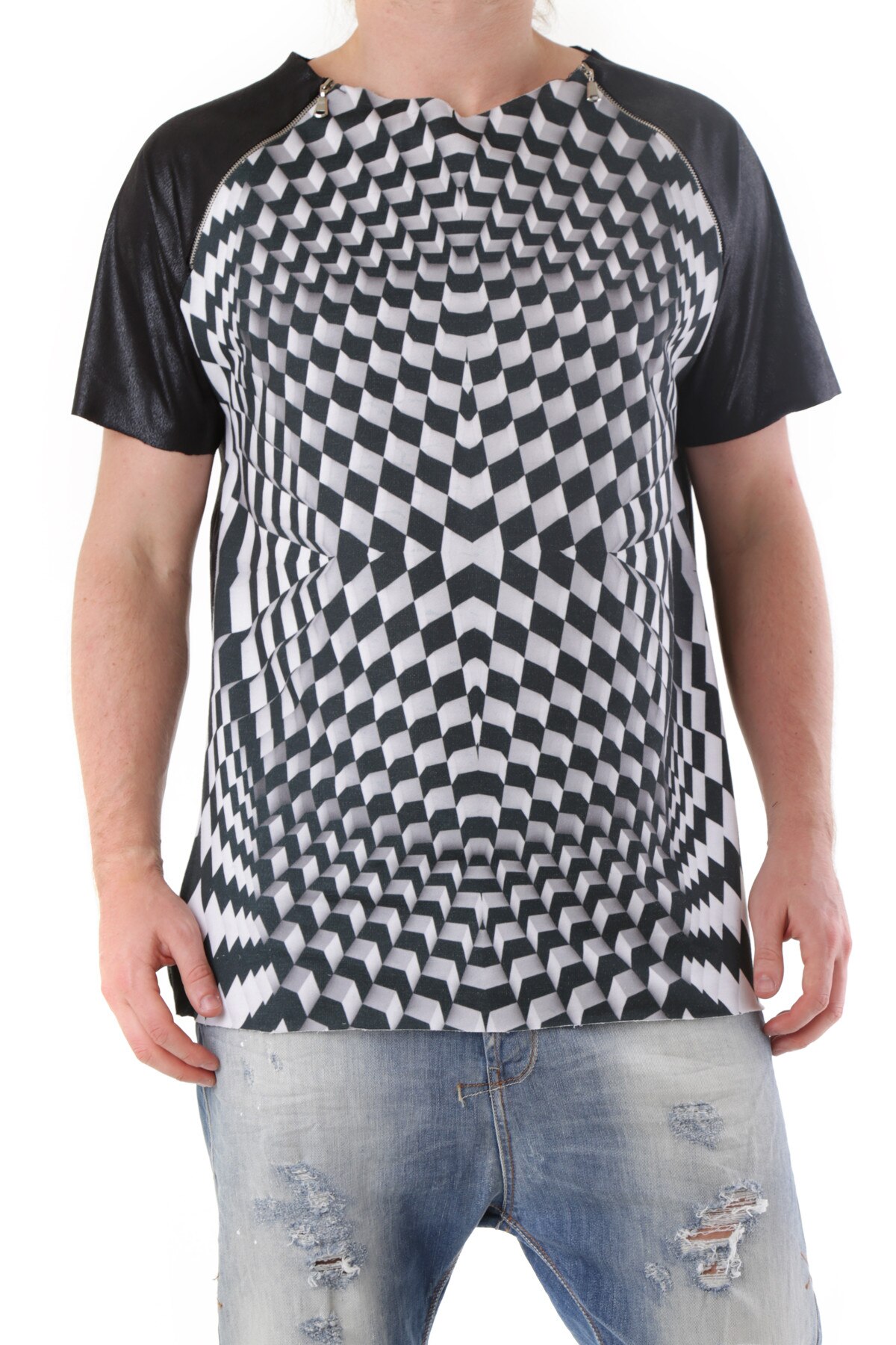 Tricou Barbati, Absolut Joy, 9708339, Logo, Negru, L INTL