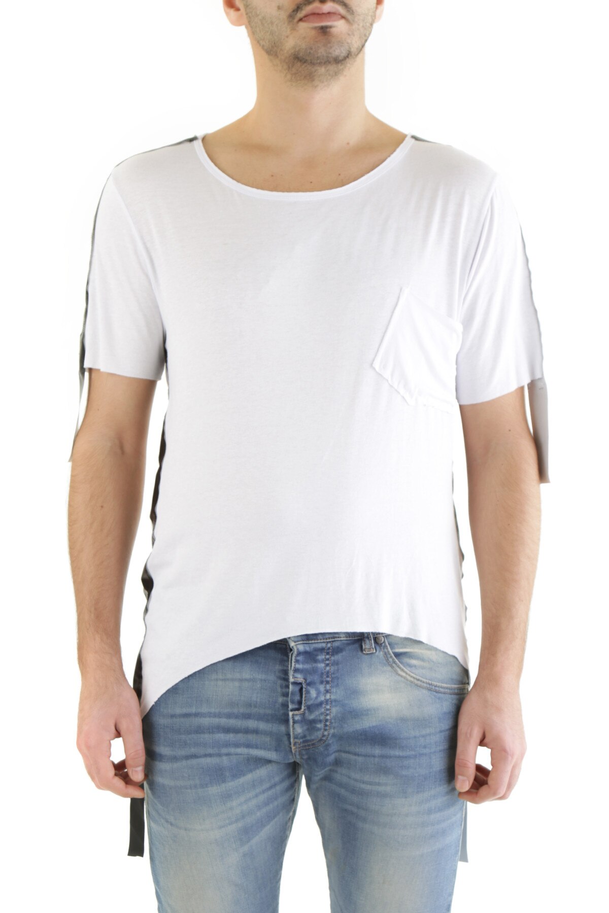 Tricou Barbati, Absolut Joy, 9708318, Logo, Alb, Alb