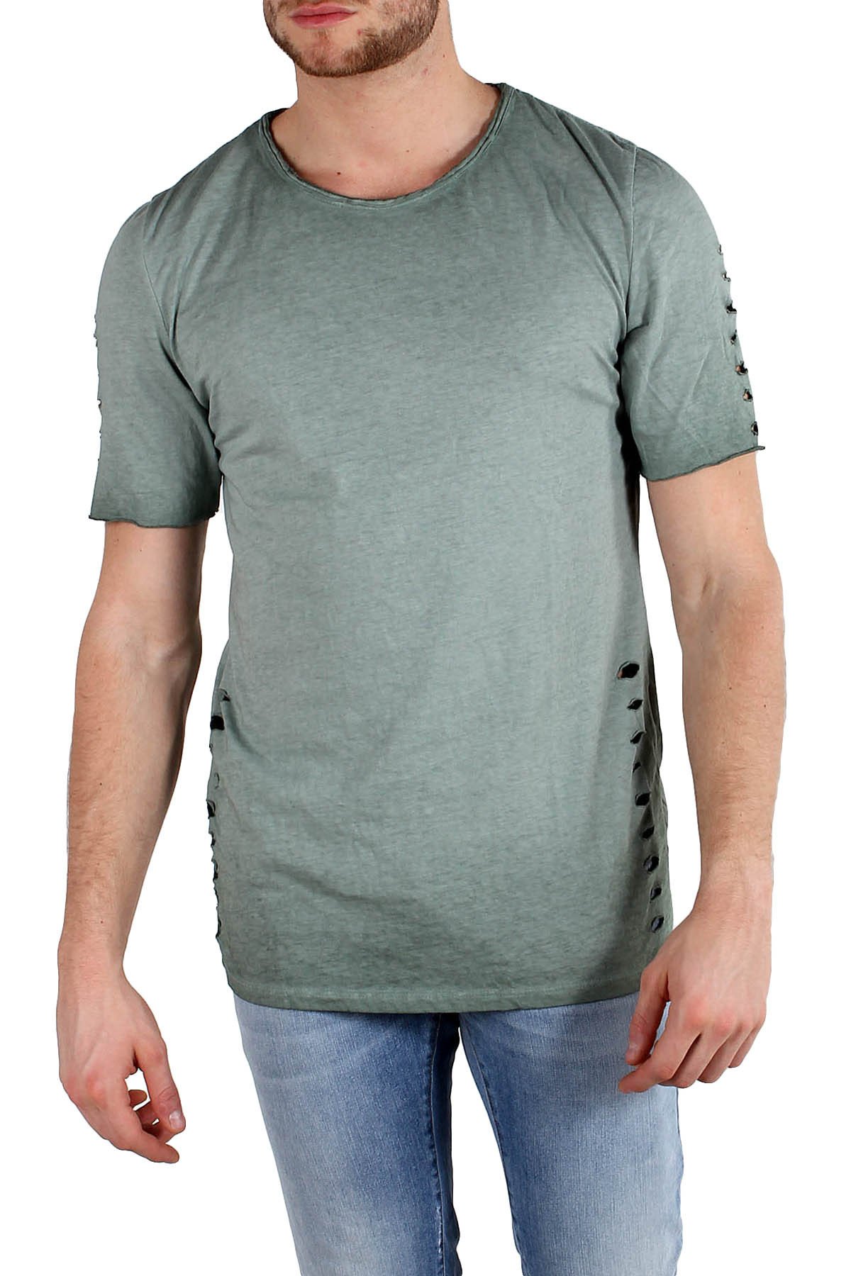 Tricou Barbati, Absolut Joy, 9708266, Logo, Verde, M INTL