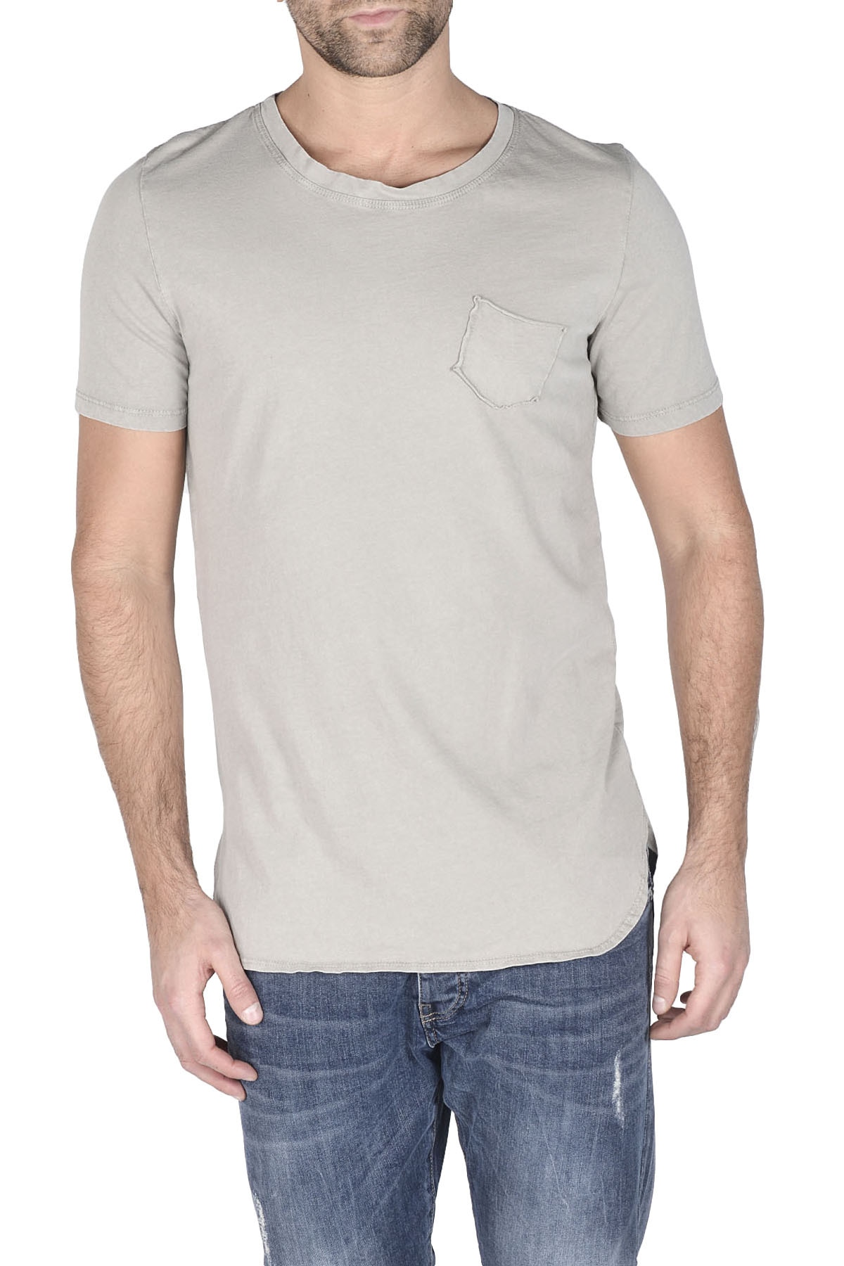 Tricou Barbati, Absolut Joy, 9708237, Logo, Gri, M INTL