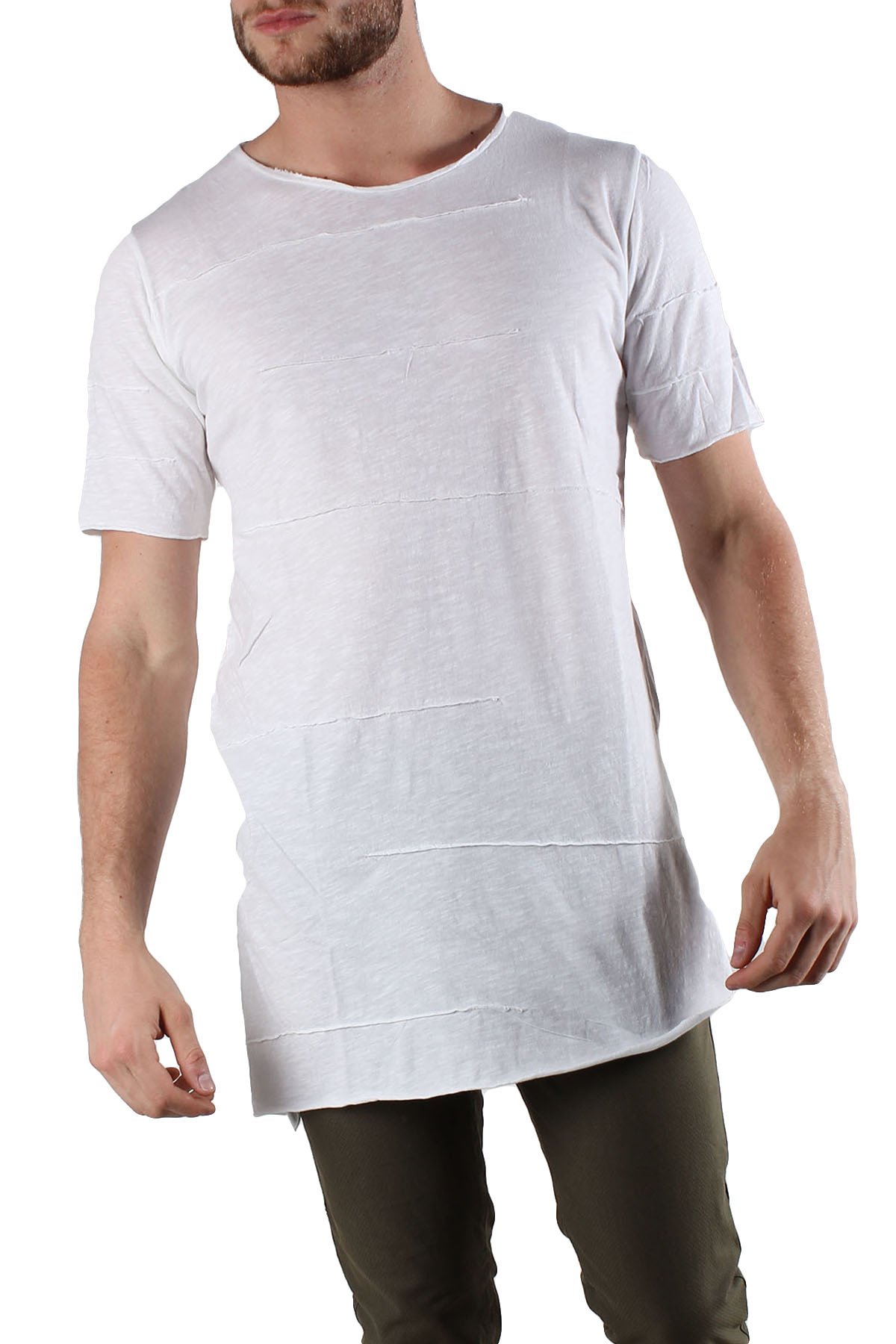 Tricou Barbati, Absolut Joy, 9708244, Logo, Alb, S INTL