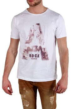Tricou Barbati, Absolut Joy, 9708258, Logo, Alb, L INTL Tricou Barbati, Absolut Joy, 9708258, Logo, Alb, L INTL