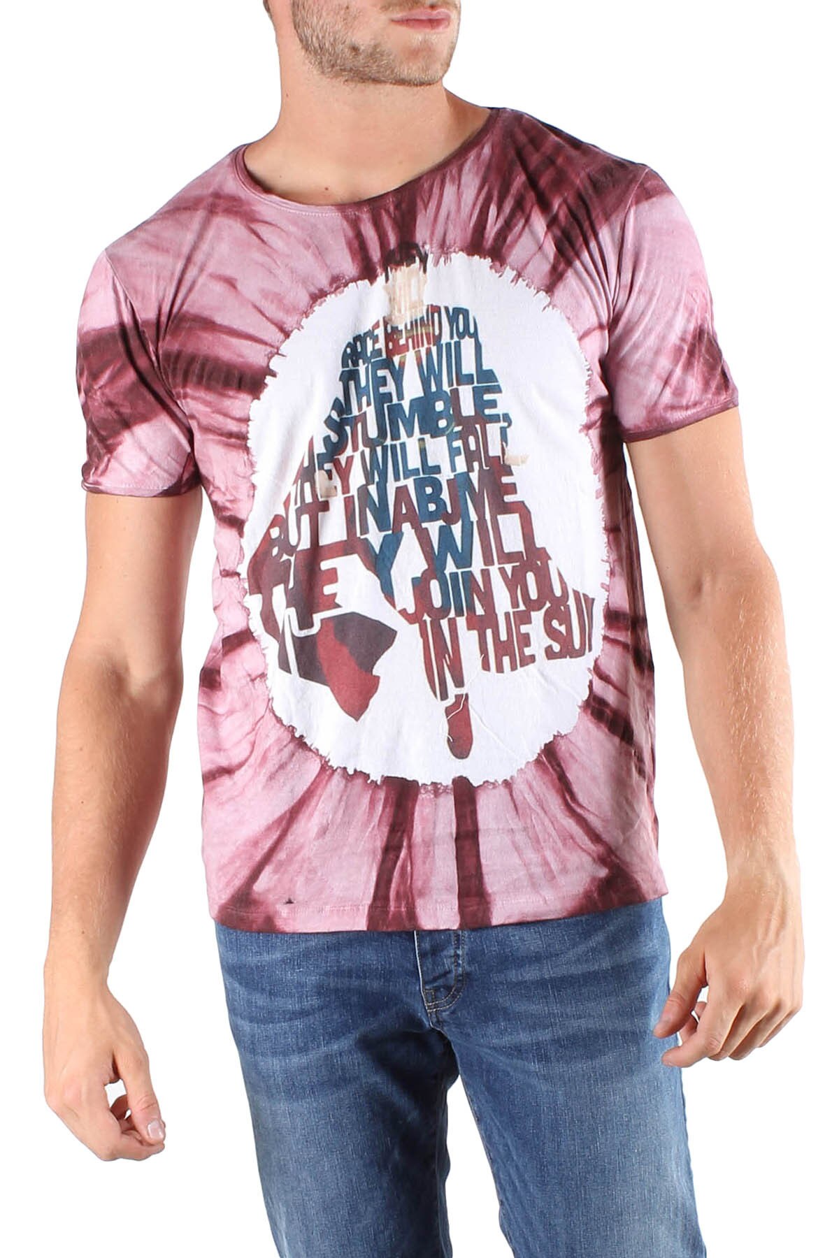 Tricou Barbati, Absolut Joy, 9708184, Logo, Rosu, M INTL