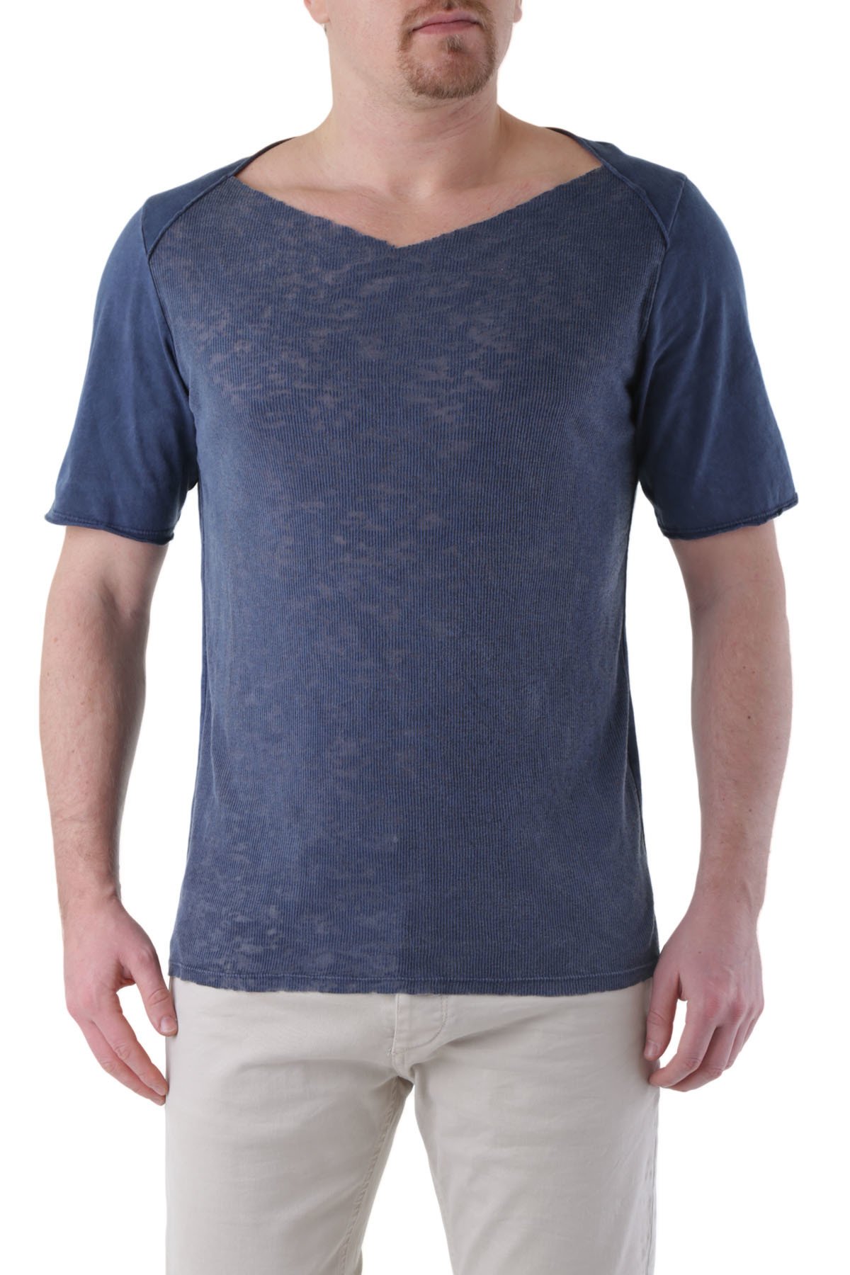 Tricou Barbati, Absolut Joy, 9708149, Logo, Albastru, S INTL