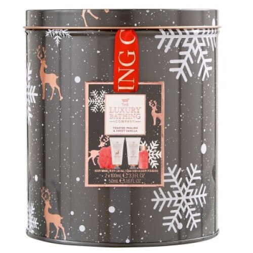 Set The Luxury Bathing Company Beloved bathing - Spumant de baie 50ml si Crema de corp 100ml si Gel de dus 100ml si Burete de baie