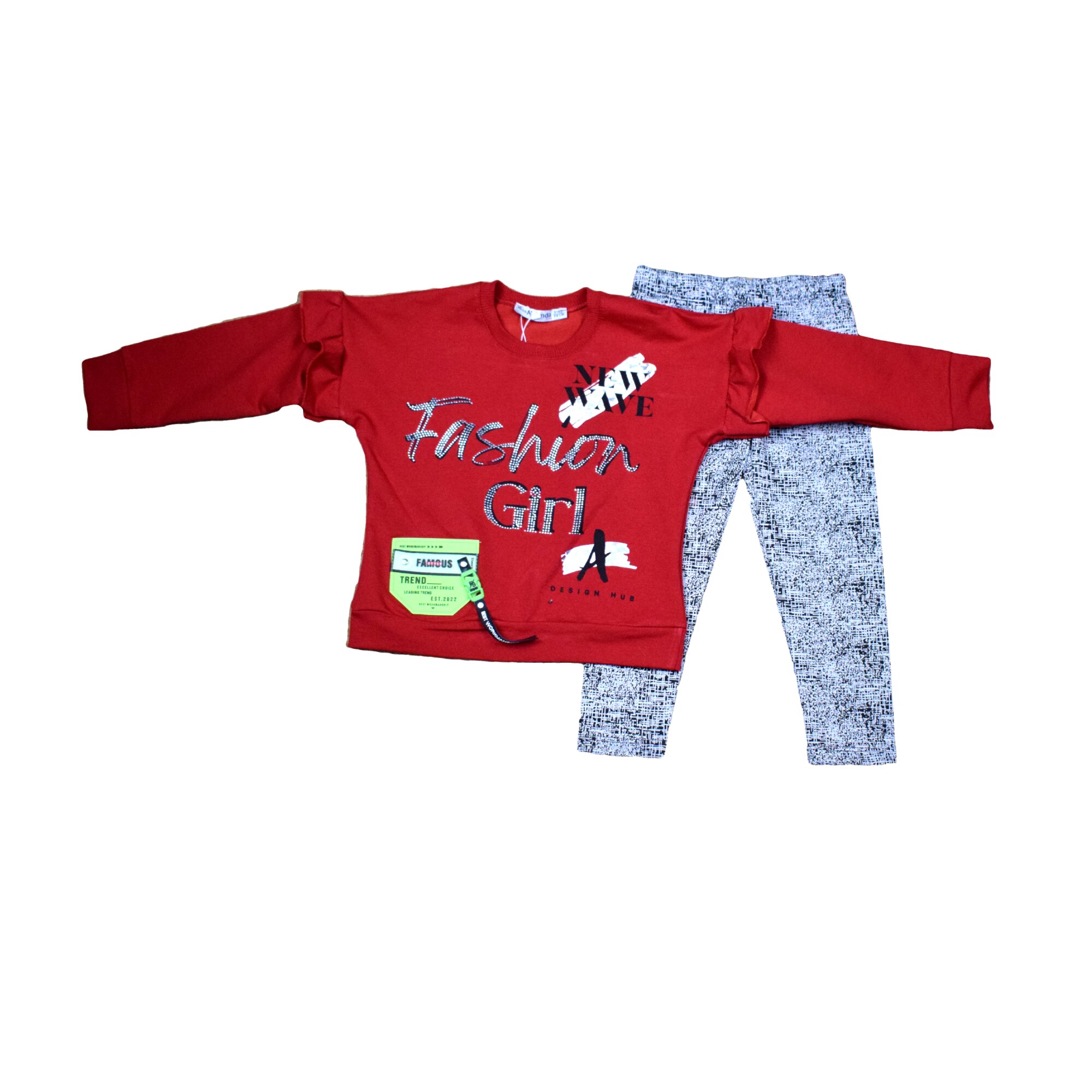 Compleu 2 piese, Ecra, multicolor