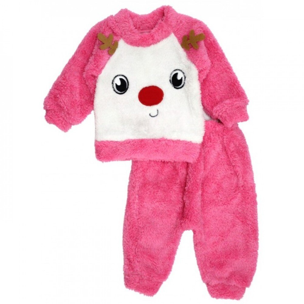 Compleu cocolino, ren, Bubu-Still,6-9 luni, 74 cm, roz