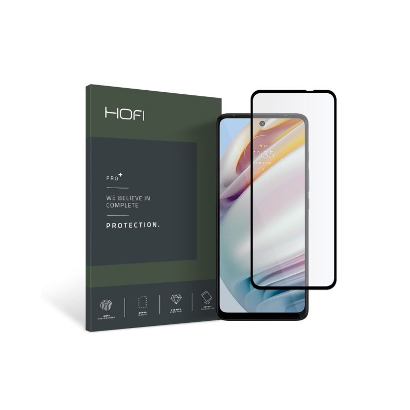 Folie Nano Glass Hofi Pro Compatibila Cu Motorola Moto G60, Transparenta Cu Margine Neagra