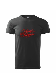 Tricou merry christmas, Negru/Rosu Tricou merry christmas, Negru/Rosu