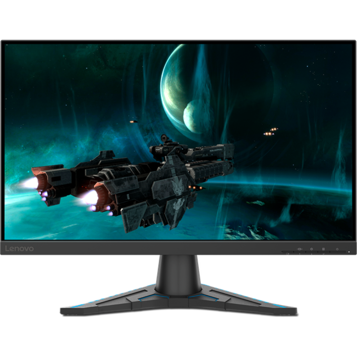 Lenovo LED Gaming monitor, VA, 23,8" Full HD, DisplayPort, 100 Hz, AMD FreeSync Premium, fekete, G24e-20