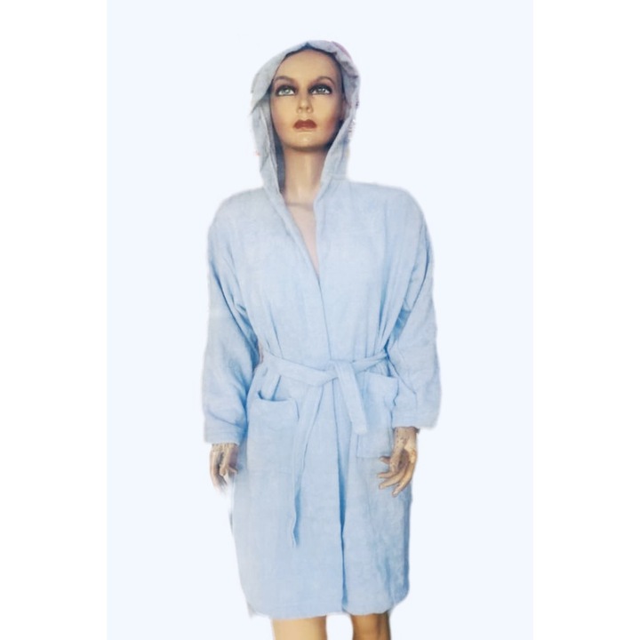 Халат за баня с качулка Hamam, Юноша, Син