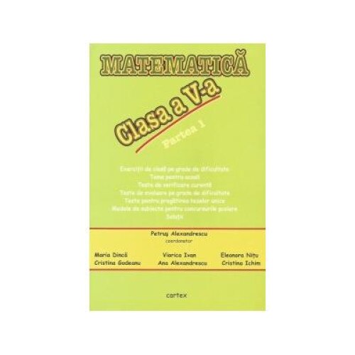 Matematica clasa a V-a, partea I
