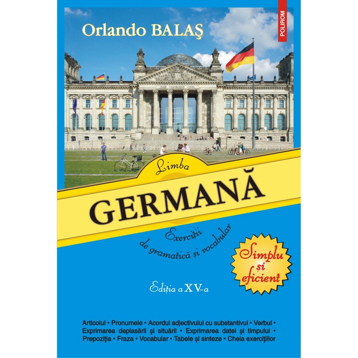 Limba germana. Exerciții de gramatica si vocabular ed.XV, Orlando Balas