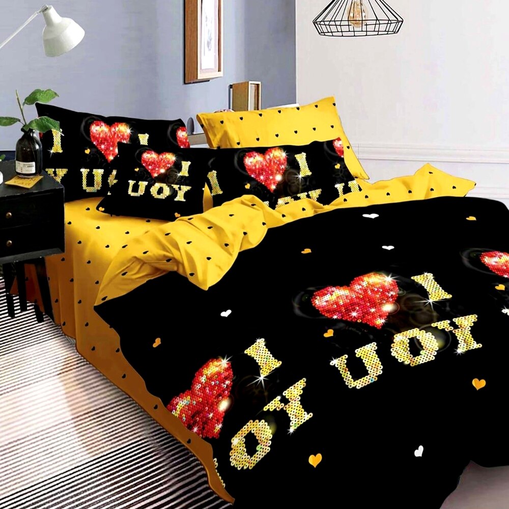 Lenjerie de pat Finet, 6 piese, pat dublu, Pucioasa, RA310