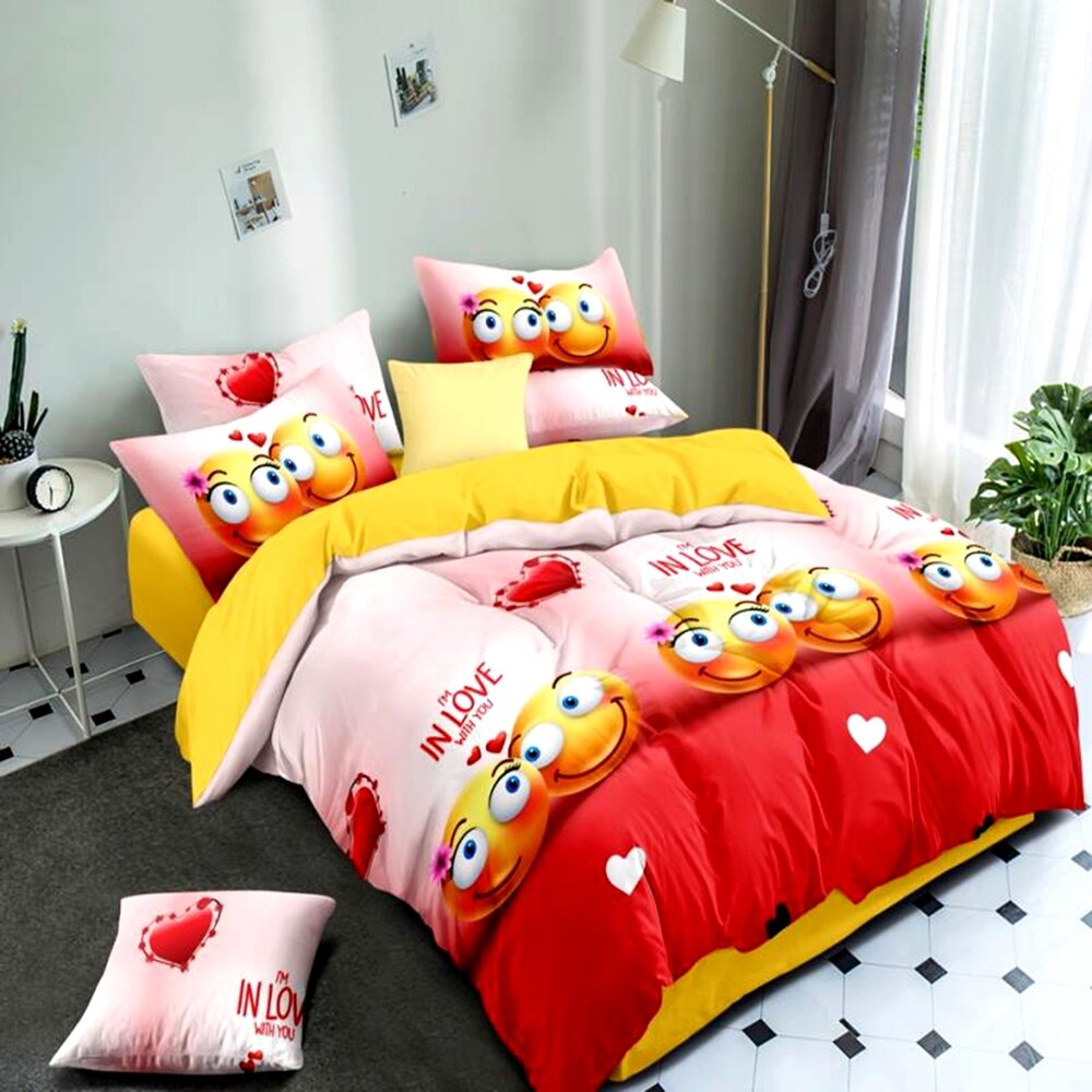 Lenjerie de pat Finet, 6 piese, pat dublu, Pucioasa, RA324