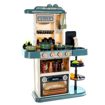 Bucatarie de jucarie din plastic, Zola®, robinet robinet din care iese apa adevarata, 43 de accesorii, cu sunet si lumini, 72 cm Bucatarie de jucarie din plastic, Zola®, robinet robinet din care iese apa adevarata, 43 de accesorii, cu sunet si lumini, 72 cm