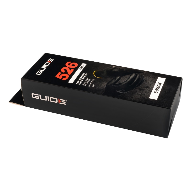 Manusi Guide 526, poliester/fara cusatura, marimea 6 XS