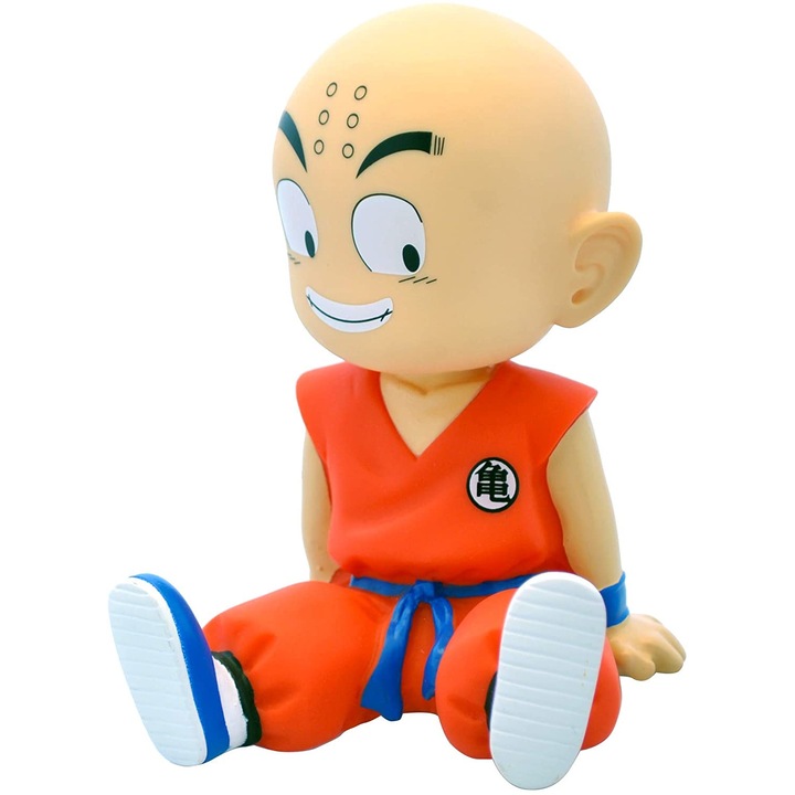Фигурка касичка - Dragon Ball - Krillin, Червена, 14,5 см