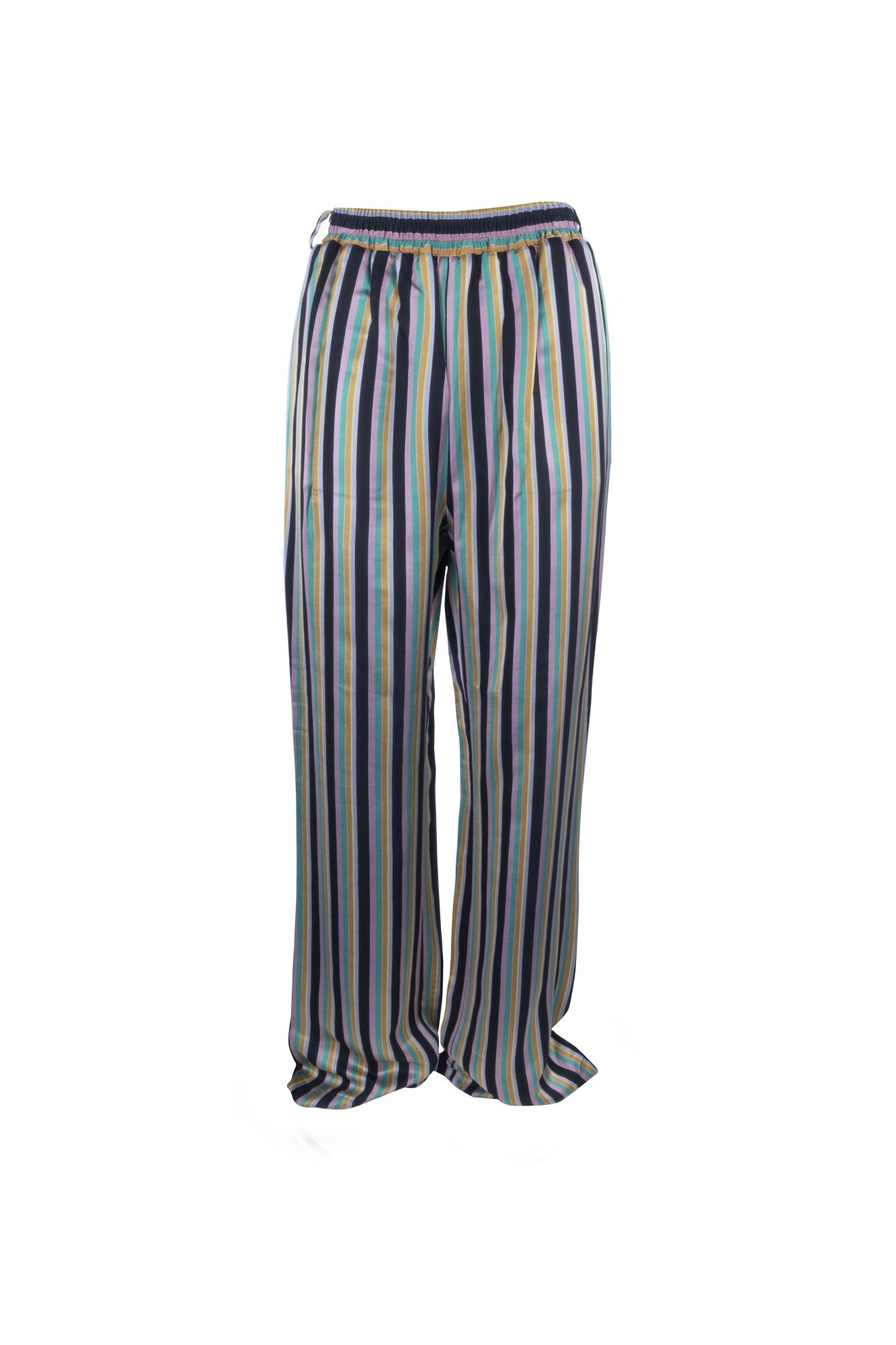 Pantaloni evazati, Pinko, Multicolor, marimea 42