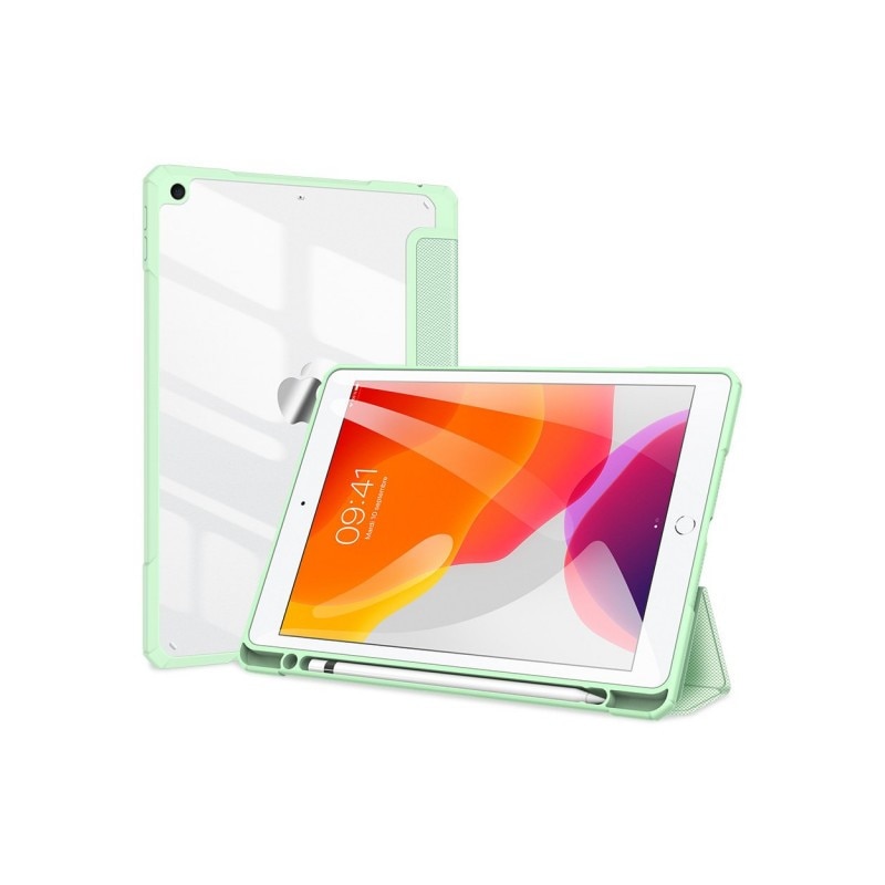 Husa Smartcase Tableta Duxducis Toby Armor Compatibila Cu Ipad 7 / 8 / 9 10.2" Cu Suport Pentru Pencil, Verde