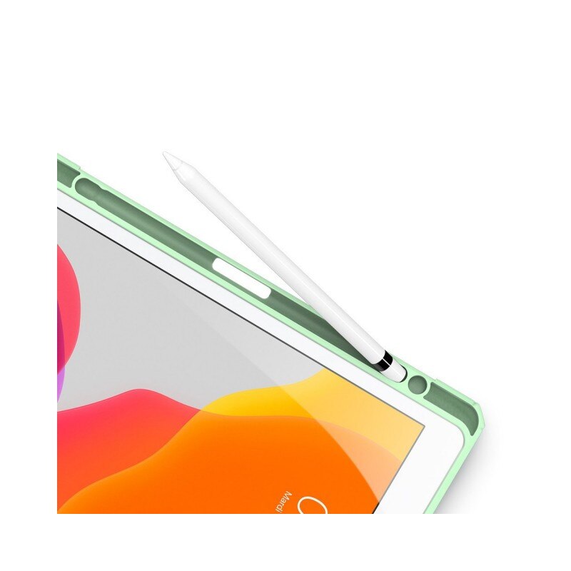 Husa Smartcase Tableta Duxducis Toby Armor Compatibila Cu Ipad 7 / 8 / 9 10.2" Cu Suport Pentru Pencil, Verde