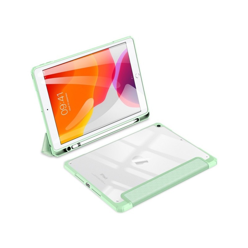 Husa Smartcase Tableta Duxducis Toby Armor Compatibila Cu Ipad 7 / 8 / 9 10.2" Cu Suport Pentru Pencil, Verde