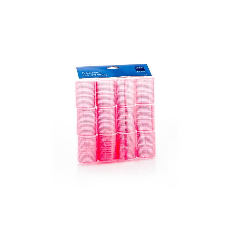 Set 12 bigudiuri scai, labor pro, rosu, 24 mm