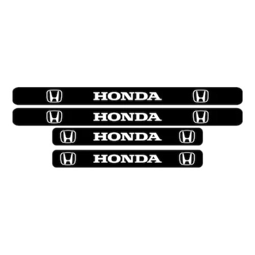 Set stickere praguri, Negre, Honda