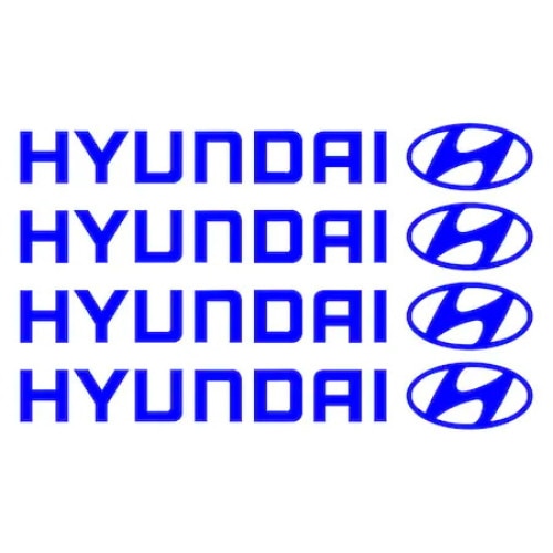 Set stickere manere Hyundai, Culoare Albastra