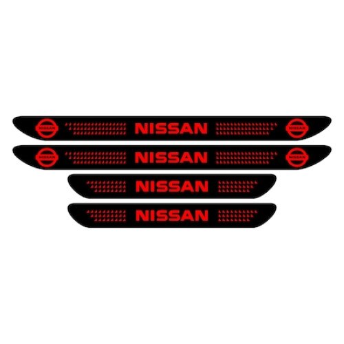 Set stickere praguri negre, Nissan