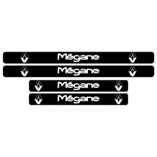 Set stickere praguri negre, Renault Megane