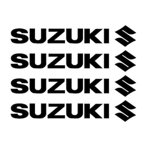 Set stickere manere de culoare negru, Suzuki