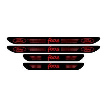 Set stickere praguri de culoare negru rosu, Ford Focus Set stickere praguri de culoare negru rosu, Ford Focus