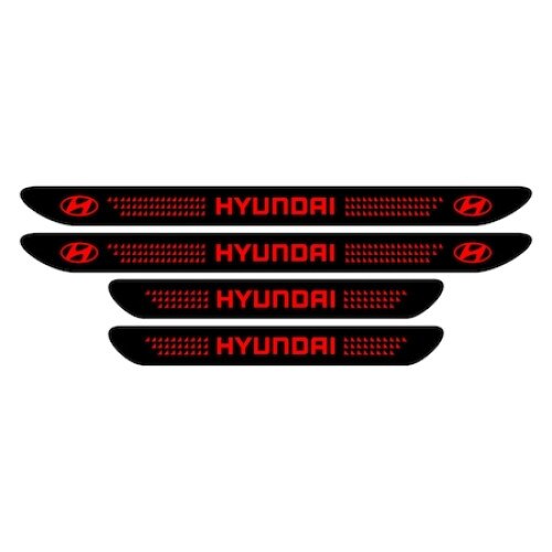 Set stickere praguri, Negre, Hyundai
