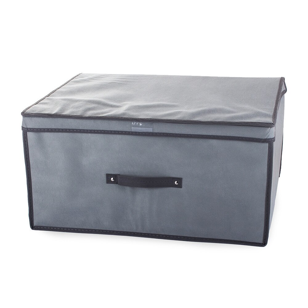 Cutie pentru depozitare, Zola®, din carton dur, universala, gri, 60x45x30 cm