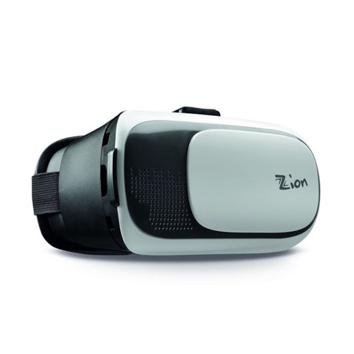 CELLULARLINE ZION VR videoszemüveg (3D virtuális valóság szemüveg, párnázott, 6 kijelzőig), Fekete