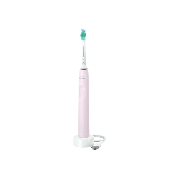 Електрическа четка за зъби PHILIPS HX3671/11 Series 3100, Сензор за натиск, Pink