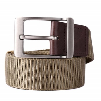 Curea casual Pufo Finest pentru barbati 3.8 x 120 cm, crem Curea casual Pufo Finest pentru barbati 3.8 x 120 cm, crem