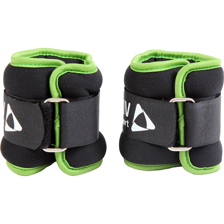 Aktivsport, Csukló- és bokasúly 2x1 kg fekete-zöld