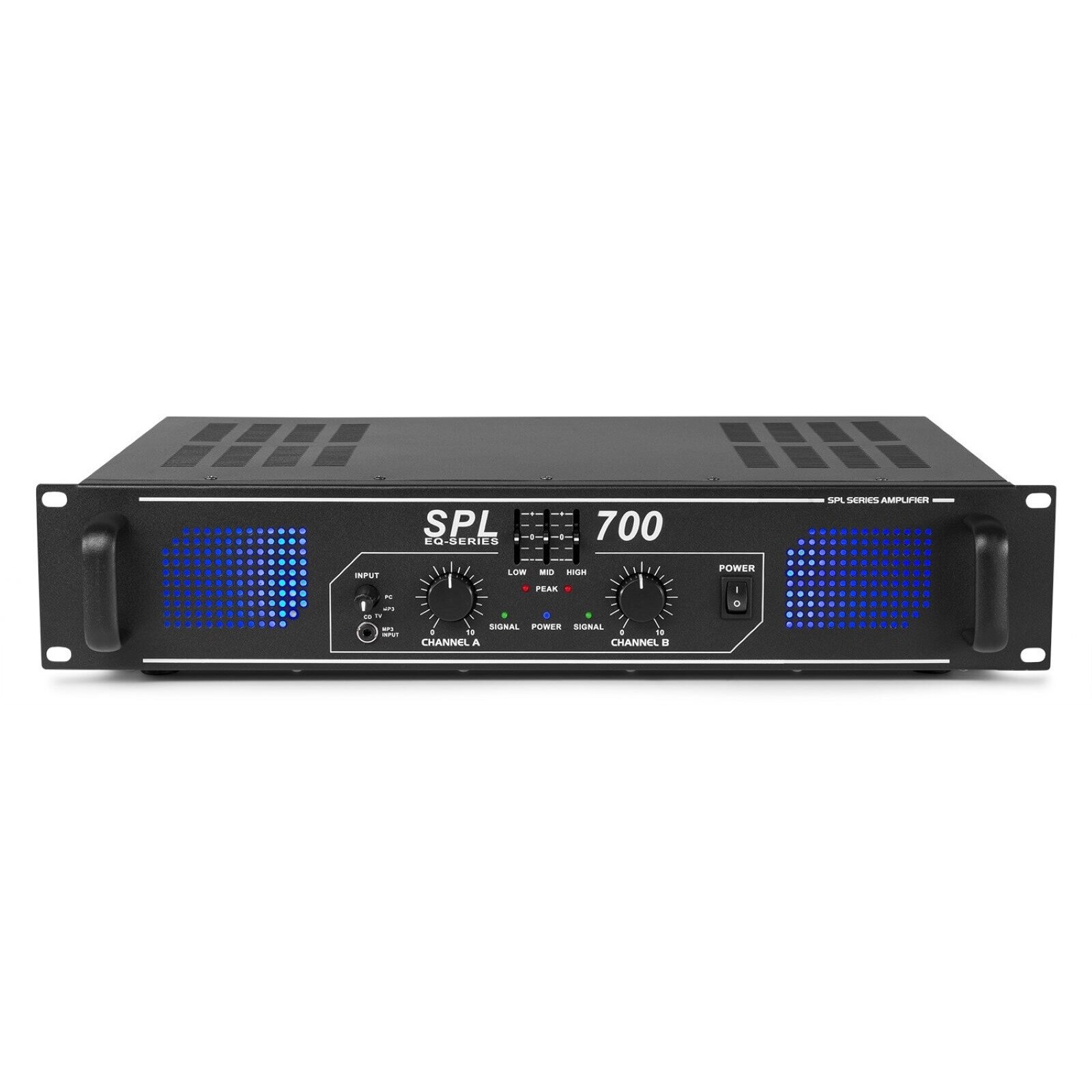 Skytec SPL 700 végfok erősítő 2x350W EQ Equalizer eMAG hu