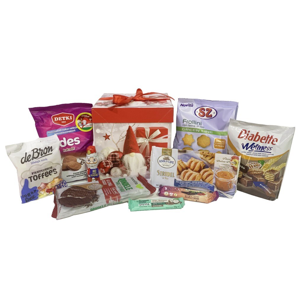 Cutie cadou fara zahar, low carb, dietetic, Sarbatori de iarna