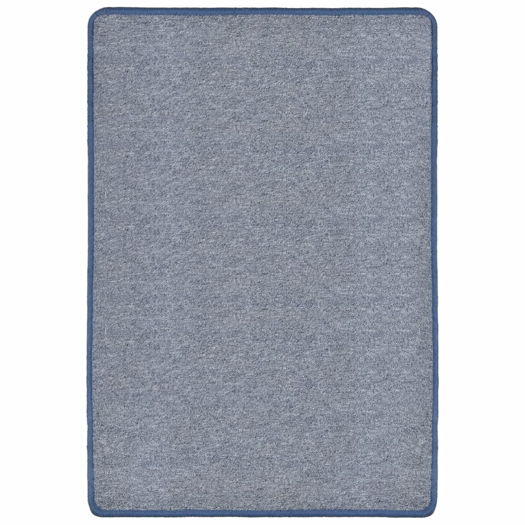 Covor cu smocuri, 160 x 230 cm, albastru 132753