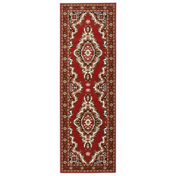 Covor traversa BCF, rosu oriental, 80x250 cm 331762 Covor traversa BCF, rosu oriental, 80x250 cm 331762