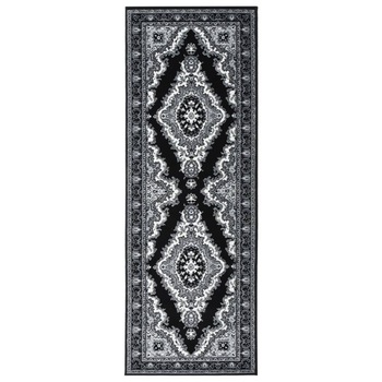 Covor traversa BCF, Negru/Gri, 60x150 cm 331776 Covor traversa BCF, Negru/Gri, 60x150 cm 331776