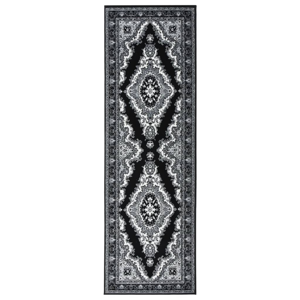 Covor traversa BCF, Negru/Gri, 60x200 cm 331777