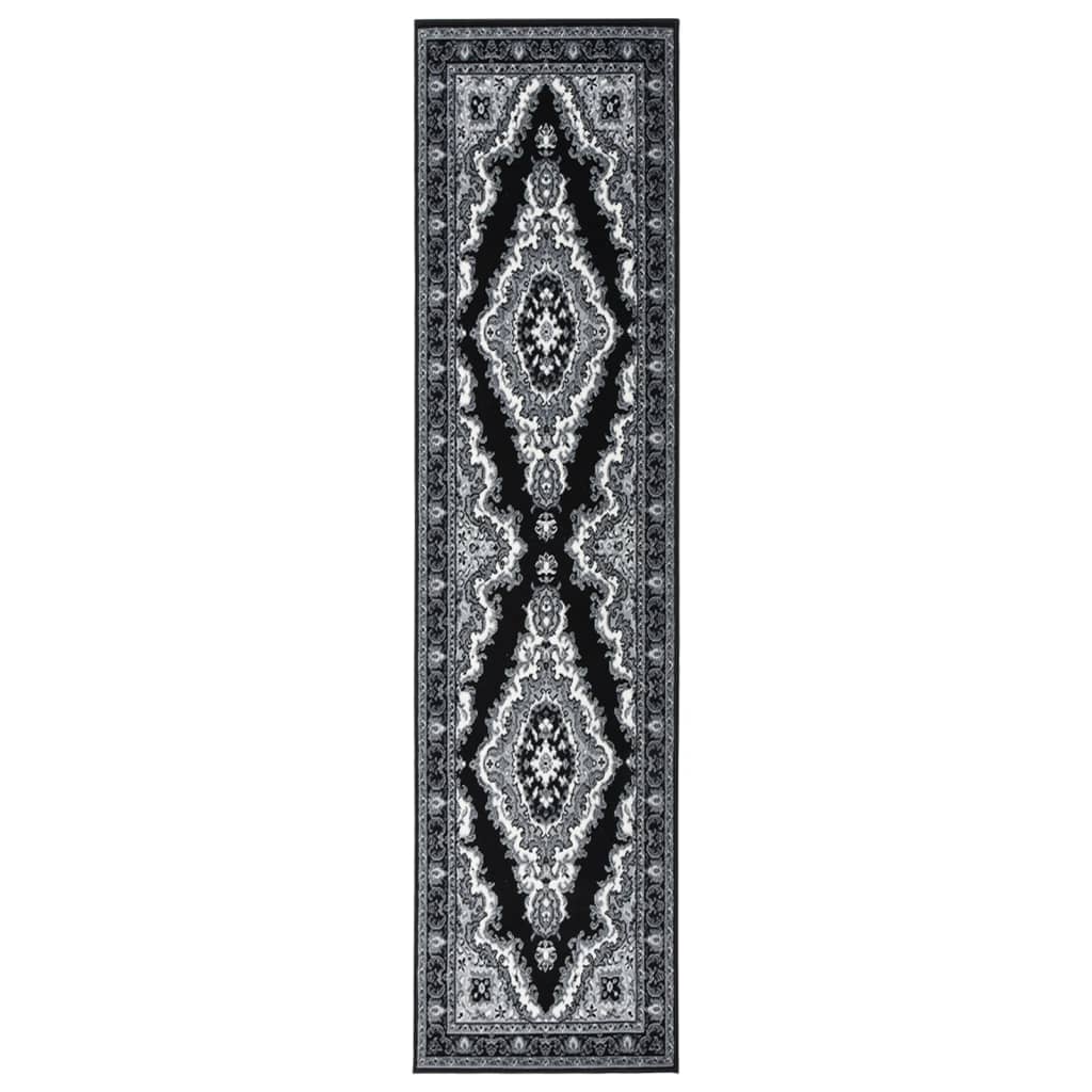 Covor traversa BCF, Negru/Gri, 60x300 cm 331779
