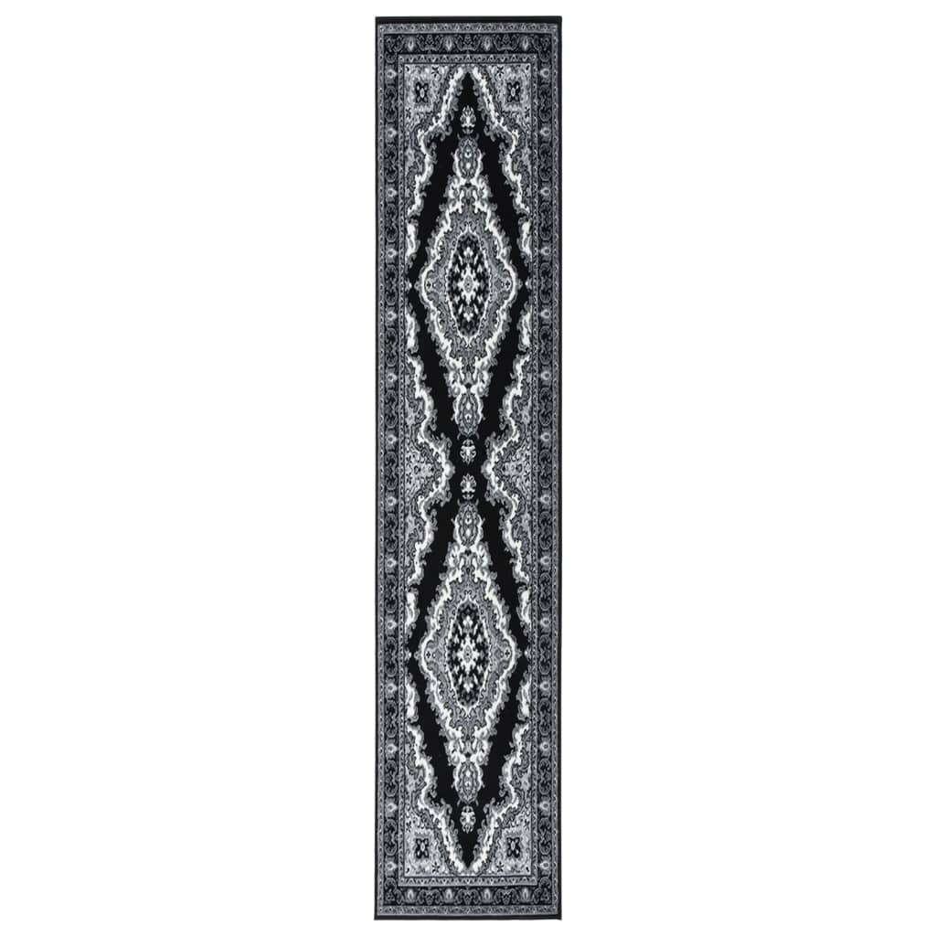 Covor traversa BCF, Negru/Gri, 60x400 cm 331781